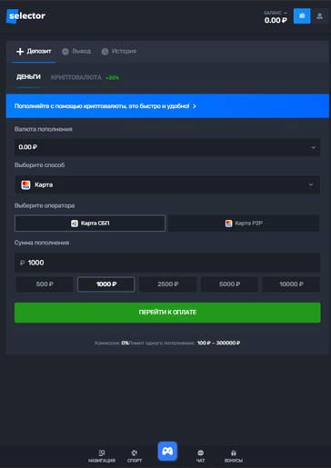 Способы внесения депозита Способы внесения депозита