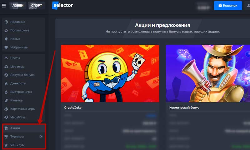 Специальные предложения